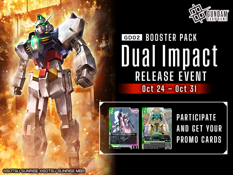 Gundam Card Game - Constructed Dual Impact [GD02] Release Event - October 25th - 2:00pm