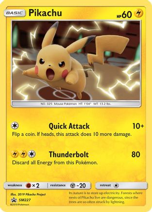 Pikachu - SM227 - Promo - Holofoil