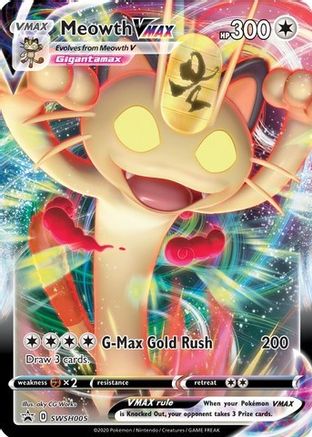 Meowth VMAX - SWSH005 - Promo - Holofoil