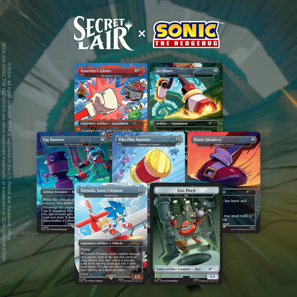 Magic: The Gathering - Secret Lair x Sonic: Turbo Gear