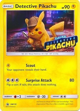 Detective Pikachu - SM170 - Promo - Holofoil
