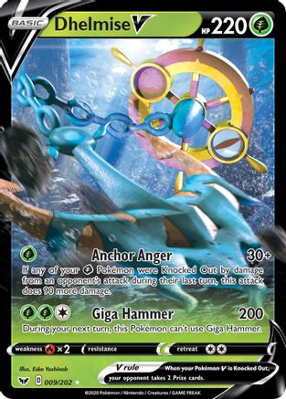 Dhelmise V - 009/202 - Ultra Rare