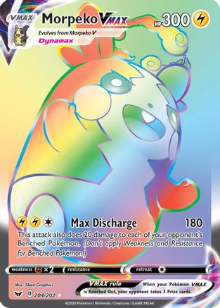 Morpeko VMAX (Secret) - 204/202 - Secret Rare