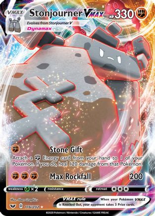 Stonjourner VMAX - 116/202 - Ultra Rare