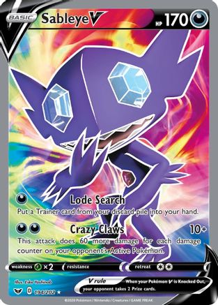 Sableye V (Full Art) - 194/202 - Ultra Rare