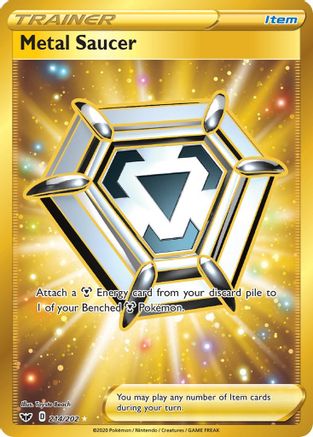 Metal Saucer (Secret) - 214/202 - Secret Rare