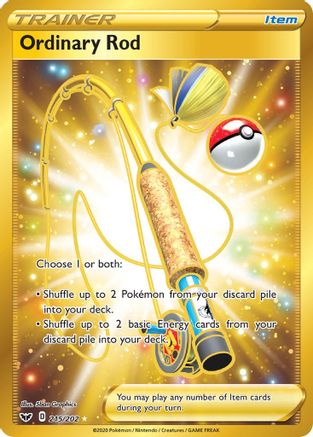 Ordinary Rod (Secret) - 215/202 - Secret Rare
