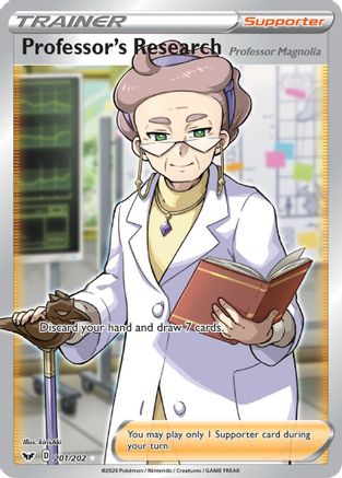 Professor's Research (Full Art) - 201/202 - Ultra Rare