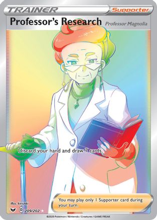 Professor's Research (Secret) - 209/202 - Secret Rare