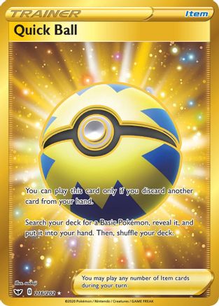 Quick Ball (Secret) - 216/202 - Secret Rare