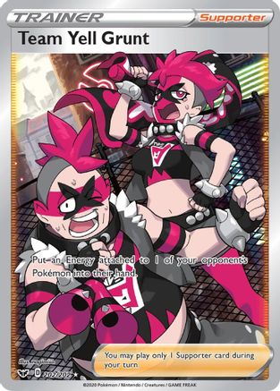 Team Yell Grunt (Full Art) - 202/202 - Ultra Rare