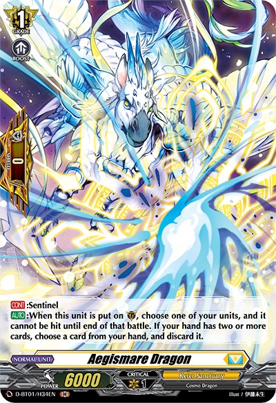 Aegismare Dragon (D-BT01/H34EN) [Genesis of the Five Greats]