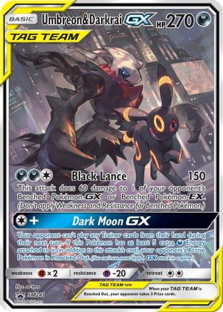 Umbreon & Darkrai GX - SM241 - Promo - Holofoil