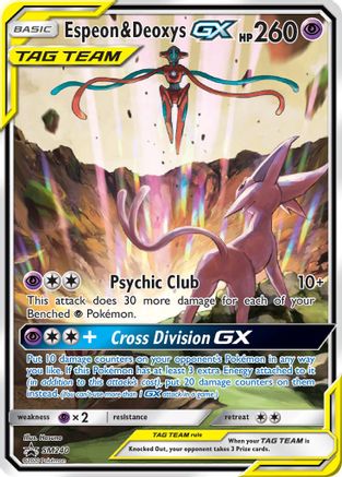 Espeon & Deoxys GX - SM240 - Promo