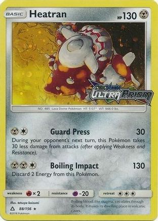 Heatran - 88/156 (Prerelease) -/156 - Promo - Holofoil