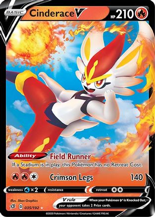 Cinderace V - 035/192 - Ultra Rare