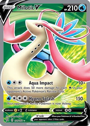 Milotic V (Full Art) - 179/192 - Ultra Rare