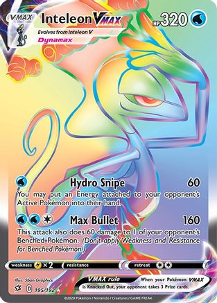 Inteleon VMAX (Secret) - 195/192 - Secret Rare
