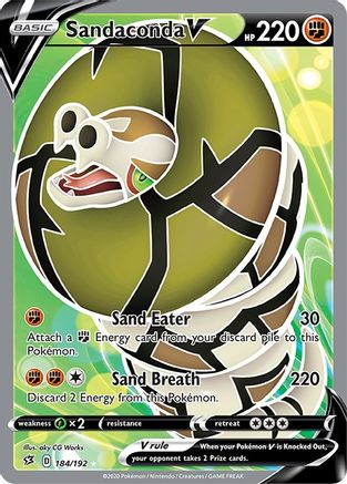 Sandaconda V (Full Art) - 184/192 - Ultra Rare