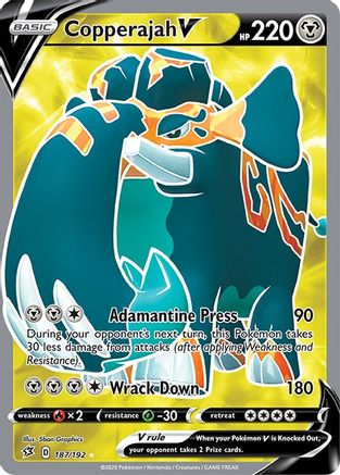 Copperajah V (Full Art) - 187/192 - Ultra Rare