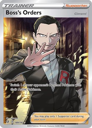 Boss's Orders (Full Art) - 189/192 - Ultra Rare