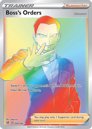 Boss's Orders (Secret) - 200/192 - Secret Rare