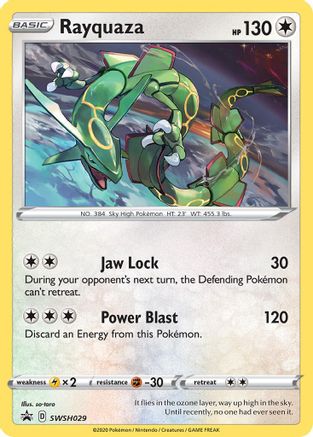 Rayquaza - SWSH029 - Promo - Holofoil