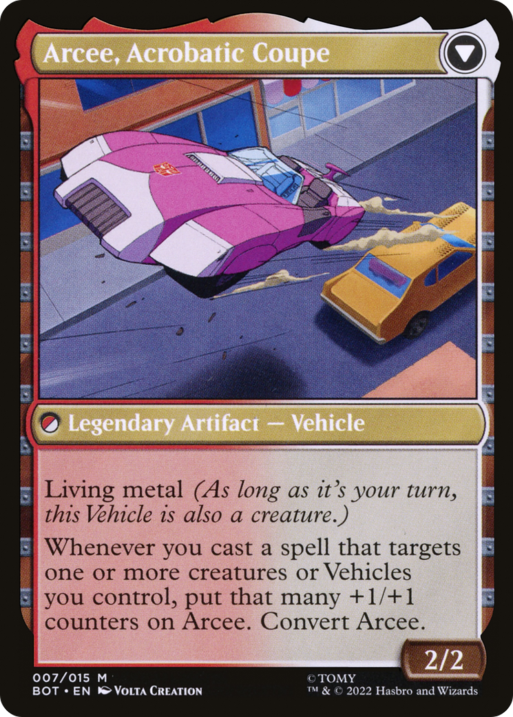 Arcee, Sharpshooter (BOT-007) - Transformers Foil