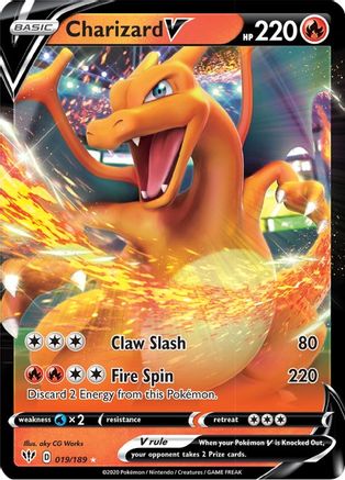 Charizard V - 019/189 - Ultra Rare