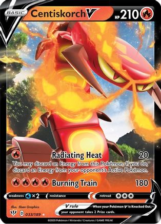 Centiskorch V - 033/189 - Ultra Rare