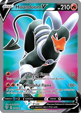 Houndoom V (Full Art) - 178/189 - Ultra Rare