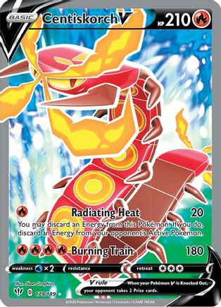 Centiskorch V (Full Art) - 179/189 - Ultra Rare