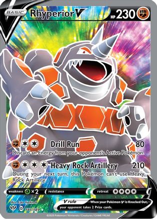 Rhyperior V (Full Art) - 181/189 - Ultra Rare
