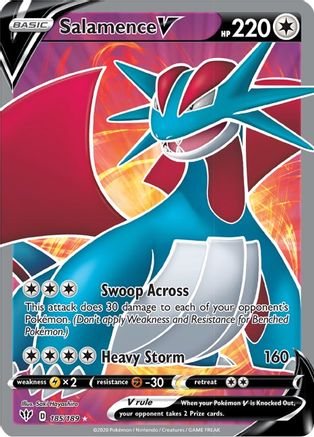 Salamence V (Full Art) - 185/189 - Ultra Rare