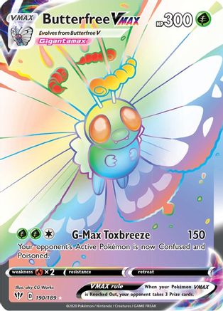 Butterfree VMAX (Secret) - 190/189 - Secret Rare