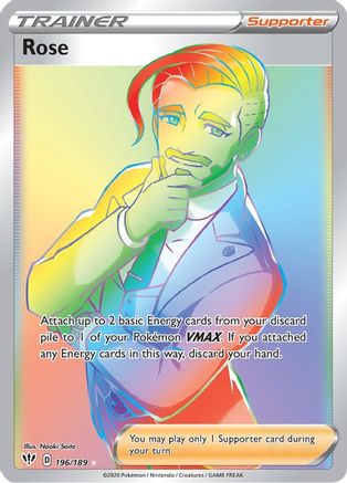 Rose (Secret) - 196/189 - Secret Rare
