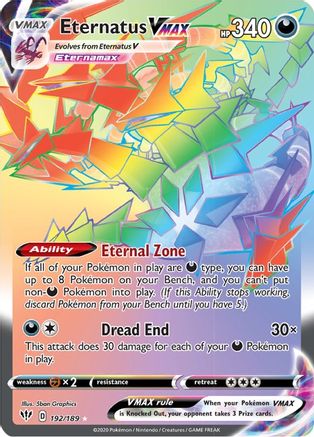 Eternatus VMAX (Secret) - 192/189 - Secret Rare