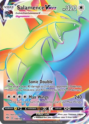Salamence VMAX (Secret) - 194/189 - Secret Rare