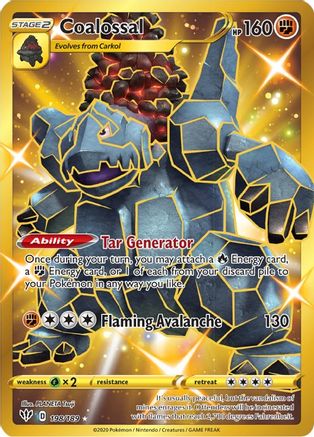 Coalossal (Secret) - 198/189 - Secret Rare