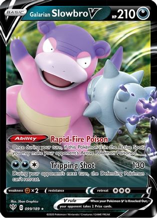 Galarian Slowbro V - 099/189 - Ultra Rare