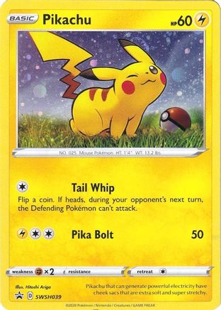 Pikachu - SWSH039 - Promo - Holofoil