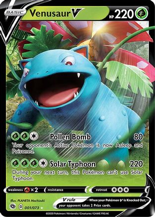Venusaur V - 001/73 - Ultra Rare