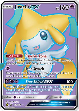 Jirachi GX - 79a/236 - Promo