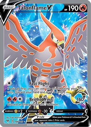 Talonflame V (Full Art) - 168/185 - Ultra Rare