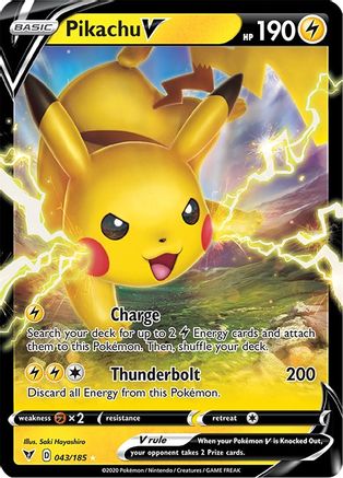 Pikachu V - 043/185 - Ultra Rare