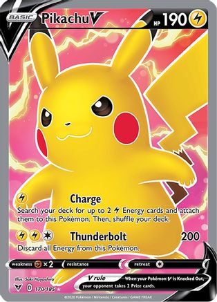 Pikachu V (Full Art) - 170/185 - Ultra Rare