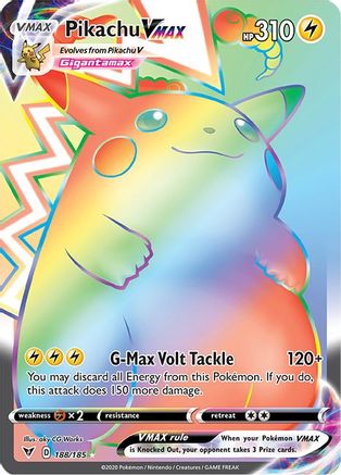 Pikachu VMAX (Secret) - 188/185 - Secret Rare