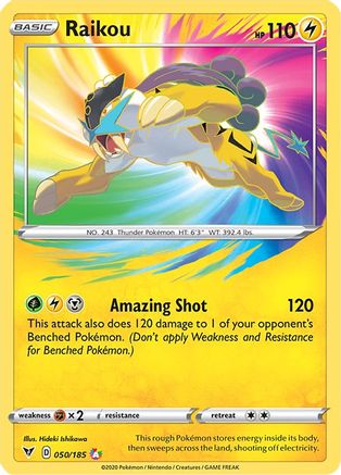 Raikou - 050/185 - Amazing Rare
