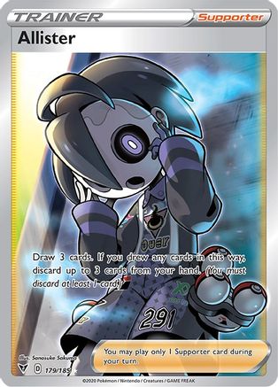 Allister (Full Art) - 179/185 - Ultra Rare