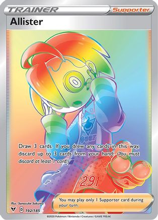Allister (Secret) - 192/185 - Secret Rare